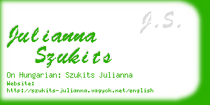 julianna szukits business card